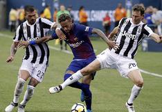 Con 2 goles de Neymar: Barcelona venció 2-1 a Juventus en New Jersey