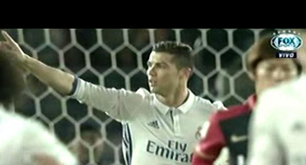 Cristiano Ronaldo llega al rescate y anota empate del Real Madrid. (Foto: captura)