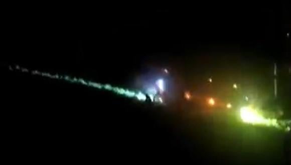 El accidente ocurrió a la 1:30 a.m. de este miércoles 27 de diciembre en la provincia de Pataz | Captura de video