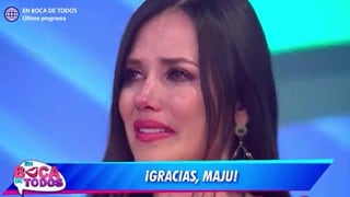 Maju Mantilla le dice adiós a “En Boca de Todos” entre lágrimas: “No tengo palabras” | VIDEO  