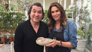 Cindy Crawford comió cebiche junto al chef Gastón Acurio