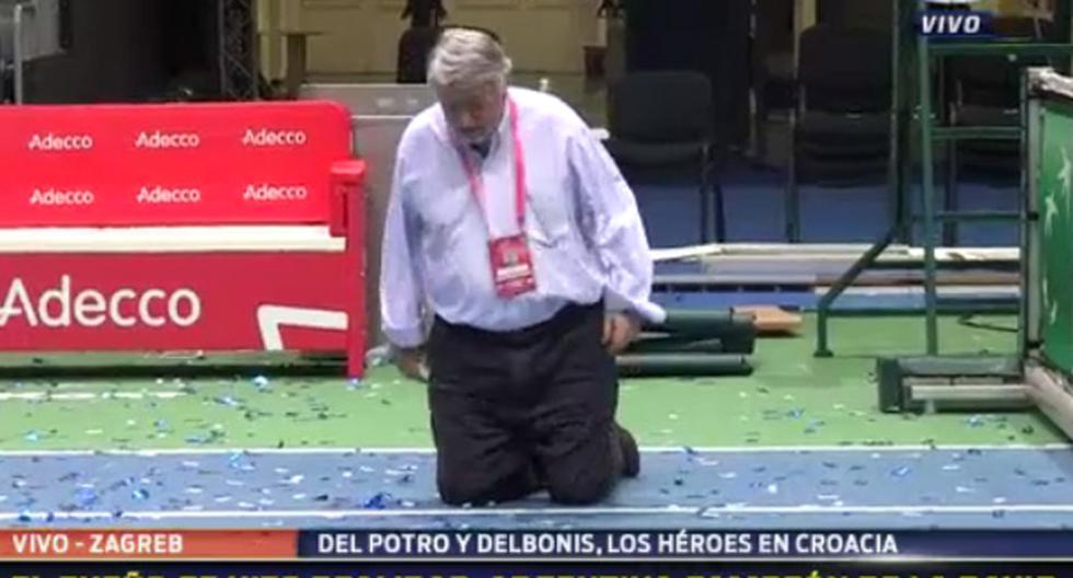 El periodista Guillermo Salatino cumplió su promesa durante la transmisión en vivo del noticiero Central FOX. (Foto: Captura Facebook)