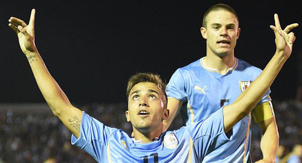 Acosta es el goleador de Uruguay. (Foto: EFE)