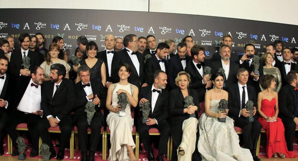 Ellos triunfaron en los Premios Goya 2015. (Fotos: Efe)