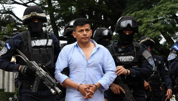El hondureño Sergio Neftalí Mejía fue extraditado a Estados Unidos en agosto del año pasado acusado de narcotráfico. Ahí fue condenado a cadena perpetua. (AFP)