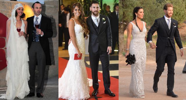 Desde la unión de David y Victoria Beckham en 1999 hasta la reciente boda de Sergio Ramos y Pilar Rubio. En esta galería, descubre algunas de las bodas más destacadas en el mundo del fútbol. (Fotos: AFP)