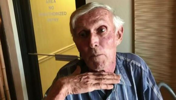 Bob Cornea sobrevivió al huracán Dorian tras refugiarse en la casa de su hijo. Foto:BBC Mundo