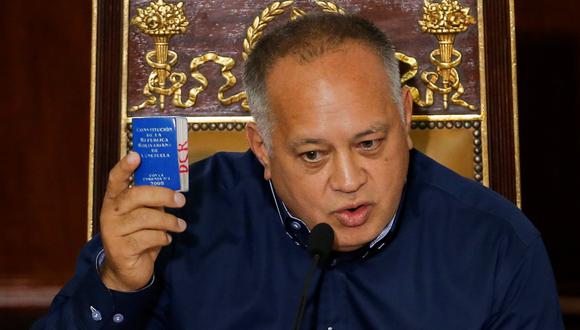 El adelanto de las elecciones legislativas es una advertencia que viene haciendo Diosdado Cabello desde hace meses, debido a que, ha señalado, el Parlamento se encuentra en situación de desacato. (Reuters)