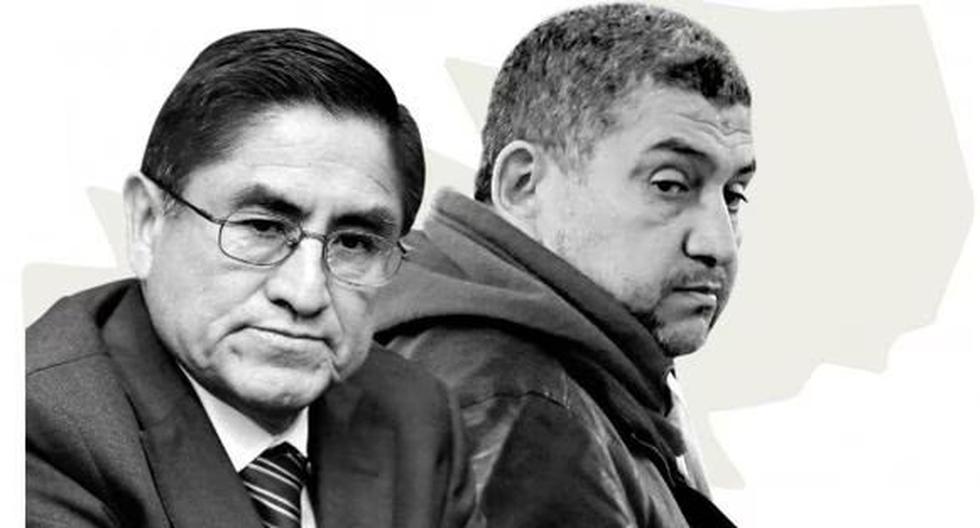 Los exjueces César Hinostroza y Walter Ríos, dos de los principales investigados del caso Cuellos Blancos del Puerto.