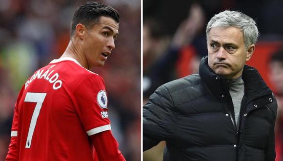 José Mourinho rechazó el fichaje de Cristiano Ronaldo en el 2018. (Foto: EFE/Composición)