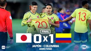 Colombia derrotó 1-0 a Japón en amistoso por fecha FIFA con gol de Falcao