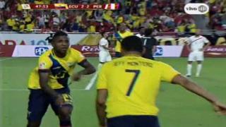 Ecuador empató 2-2 a Perú con goles de Bolaños y Valencia