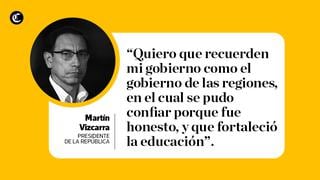 Martín Vizcarra y las frases de su entrevista con El Comercio