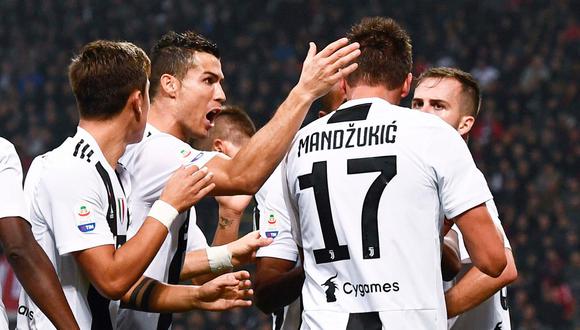 Juventus se mide ante Milan esta tarde (2:30 pm. EN VIVO ONLINE vía Rai) en el Estadio de San Siro por la fecha 12° de la Serie A. Cristiano Ronaldo será titular. (Foto: AFP)