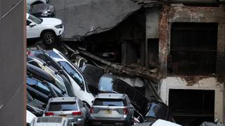 Nueva York: Un muerto y 4 heridos al derrumbarse un aparcamiento de 4 pisos