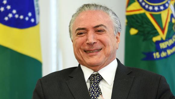 El mandatario de Brasil, Michel Temer. (Foto: AFP)