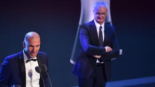 Zinedine Zidane obtuvo el premio FIFA The Best a mejor entrenador de 2017