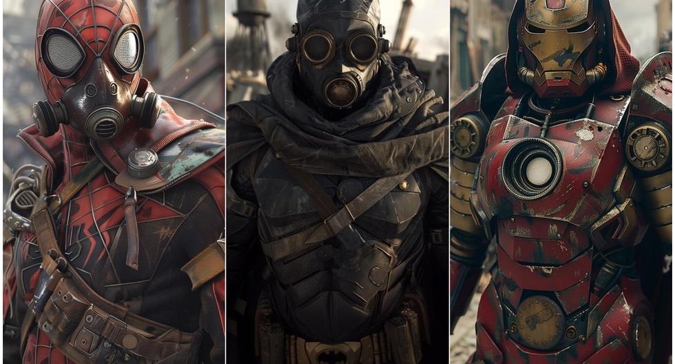 DC and Marvel superheroes survive the world of Fallout in these images made by artificial intelligence |  Batman |  Thor |  Spider-Man |  Captain America |  TECHNOLOGY