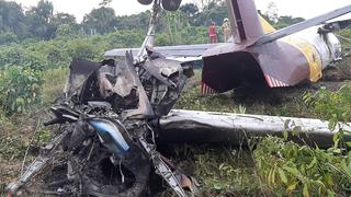 Loreto: avión de carga se incendia tras aterrizaje forzoso en aeropuerto de Iquitos