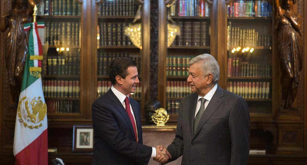 Andrés Manuel López Obrador y Enrique Peña Nieto se reunieron para hablar de la transición de gobierno que será "ordenada, pacífica" y sin "sobresaltos". (Foto: EFE)