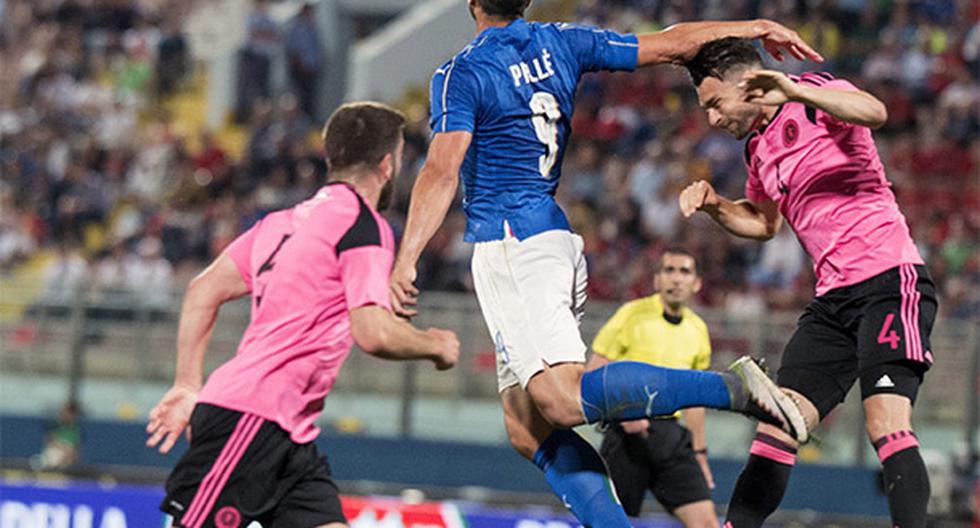 Graziano Pellè le dio la victoria a la Selección de Italia. (Foto: EFE)