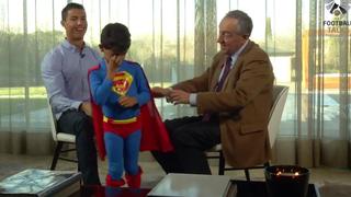 YouTube: hijo de Cristiano Ronaldo apareció vestido de Superman