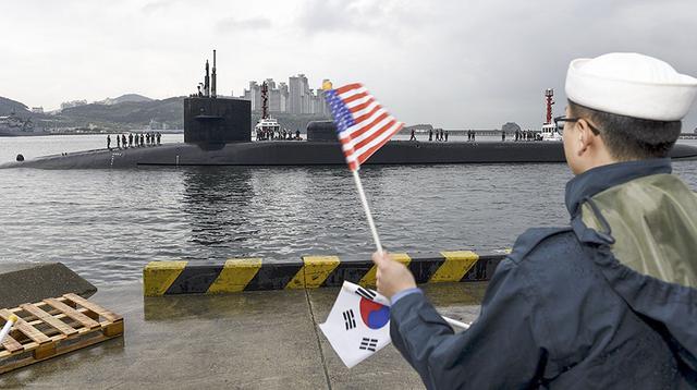 El submarino nuclear de EE.UU. que ya está en el mar coreano - 2