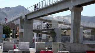 Hay un déficit de puentes peatonales en Lima, según expertos