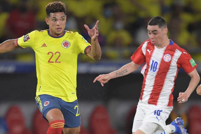 Colombia enfrentó a Paraguay por Eliminatorias | Foto: AFP