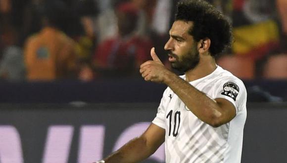 Mohamed Salah firmó su segundo gol en la Copa Africana de Naciones 2019. (Foto: AFP)
