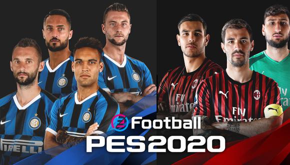 PES 2020 contó con las licencias del Inter de Milán y AC Milán, dos equipos históricos de la Serie A de Italia. (Difusión)