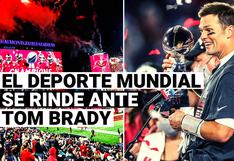 Tom Brady: las figuras del deporte reaccionan ante el séptimo título del quarterback de los Buccaneers