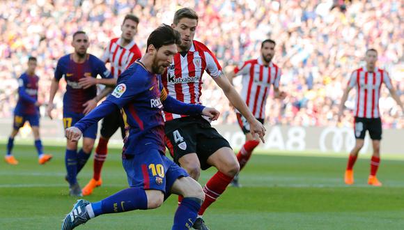 Barcelona vs. Athletic Club Bilbao EN VIVO ONLINE: se miden en el Camp Nou por la fecha 29° de la Liga Santander. Sigue AQUÍ las incidencias del duelo. (Foto: AFP)