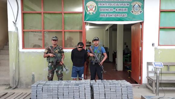 En ambos casos, los detenidos y los vehículos fueron puestos a disposición de la Depincri del Frente Policial Vraem para continuar con las investigaciones correspondientes (Foto. Mininter)