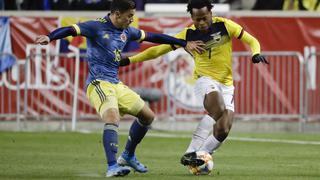Colombia venció 1-0 a Ecuador en amistoso por fecha FIFA jugado en Nueva Jersey