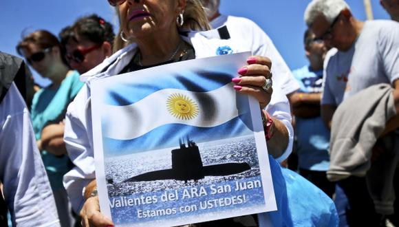 El submarino ARA San Juan despareció en Argentina hace más de diez días. (Foto: AP/Esteban Felix)