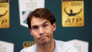 Rafael Nadal abandonó el Masters 1000 de París: no se presentó ante Verdasco