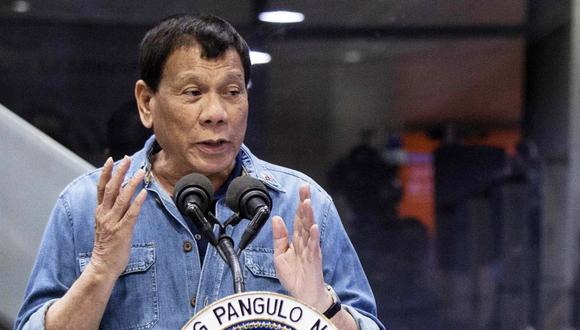 Rodrigo Duterte, presidente de Filipinas. (Foto: AFP/Noel Celis)