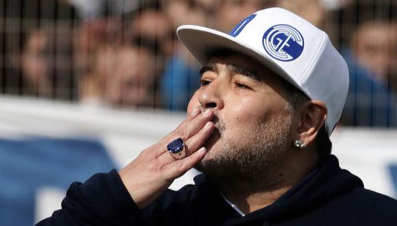 Diego Maradona dio negativo a la prueba de coronavirus. (Foto: AFP)
