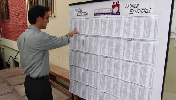 Reniec: 47.303 peruanos podrán votar en Elecciones Municipales Complementarias