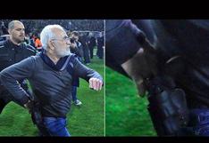 Presidente de PAOK que ingresó con pistola al campo recibió esta dura sanción