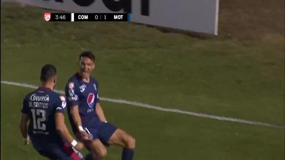 Roberto Moreira puso el 1-0 de Motagua vs. Comunicaciones. (Video: Concacaf)