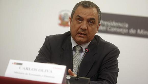 Carlos Oliva, ministro de Economía. (Foto: USI)