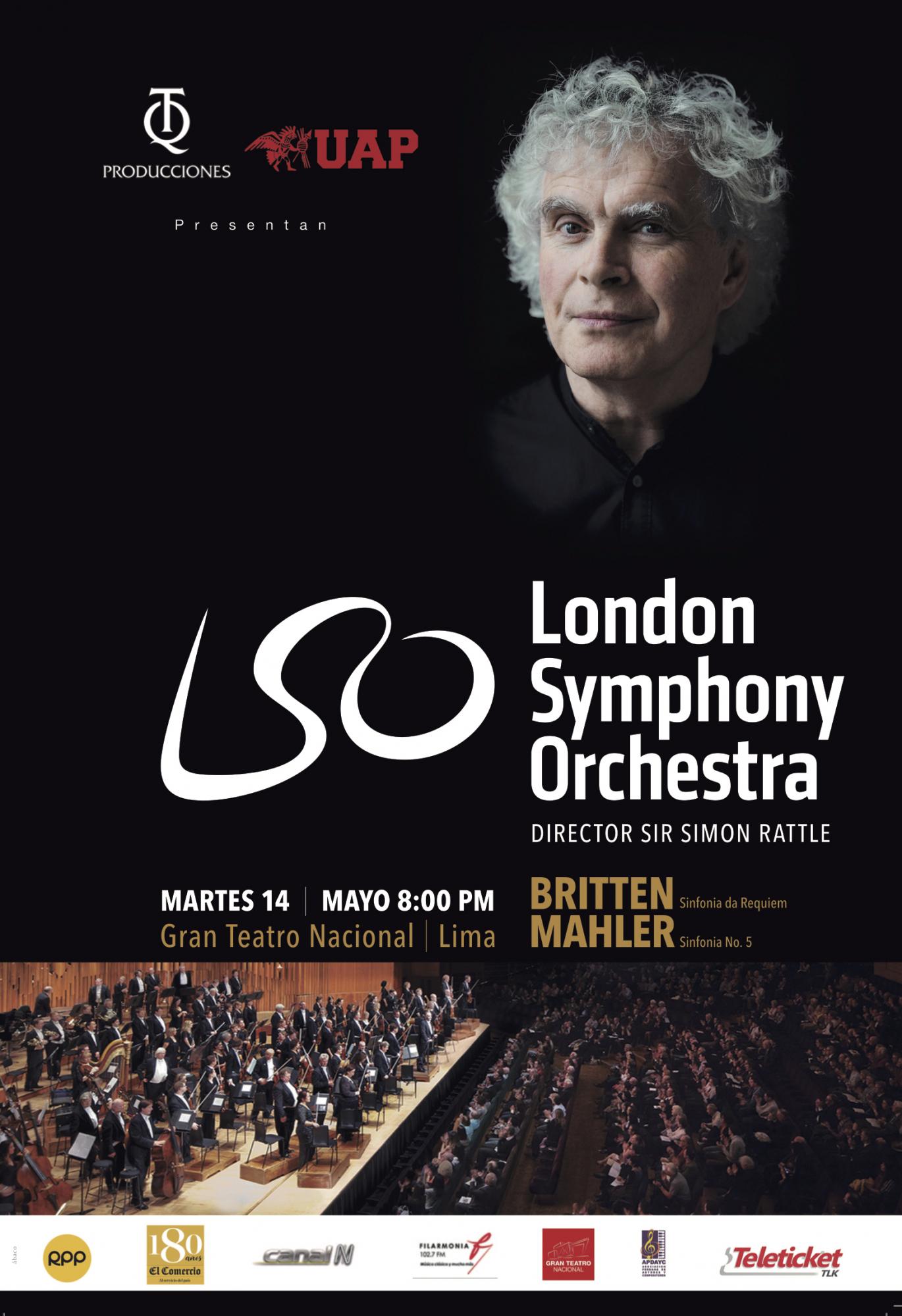 Orquesta Sinfónica de Londres  se presentará por primera vez en el Perú este 14 de mayo en el Gran Teatro Nacional. (Foto: Difusión)