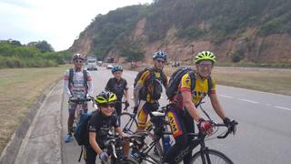 La familia venezolana que migró en bicicleta a Ecuador