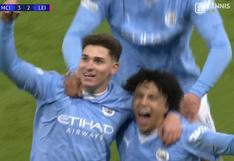 Apareció la ‘Araña’: Álvarez marca el 3-2 de Manchester City vs Leipzig por Champions League | VIDEO