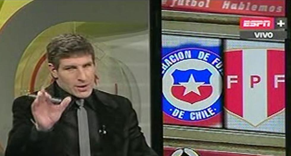 Perú vs Chile: Martín Palermo opina del partido. (Foto: Captura)