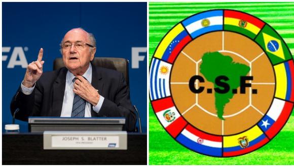 Blatter confirmó que Sudamérica mantendrá cupos para el Mundial