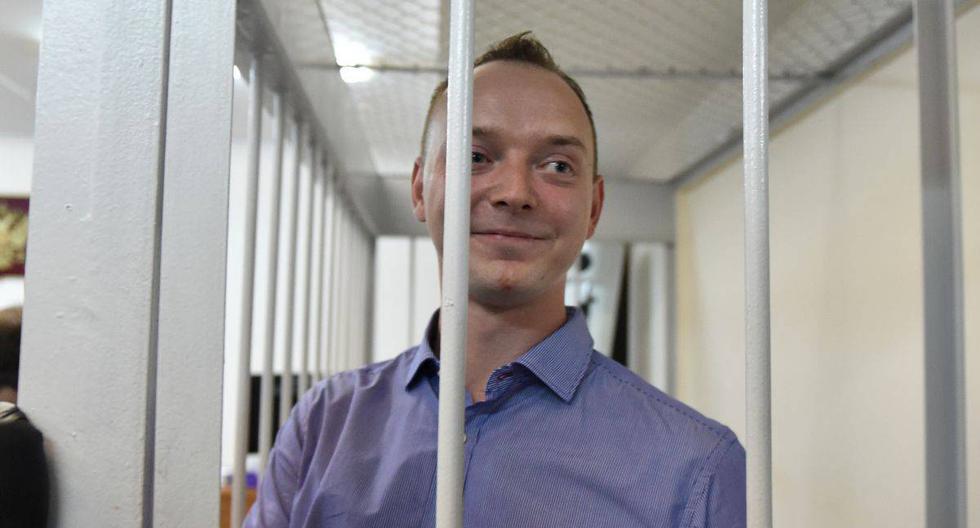 Ivan Safronov trabajó como periodista especializado en asuntos militares y del espacio para los diarios rusos Vedomosti y Kommersant. Ahora ha sido encarcelado por 'traición'. (Foto: Vasily MAXIMOV / AFP)