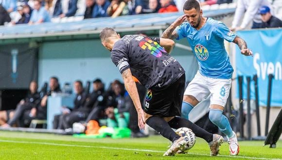 Sergio Peña llegó al Malmö para esta temporada y debutó el fin de semana. (Foto: Instagram)